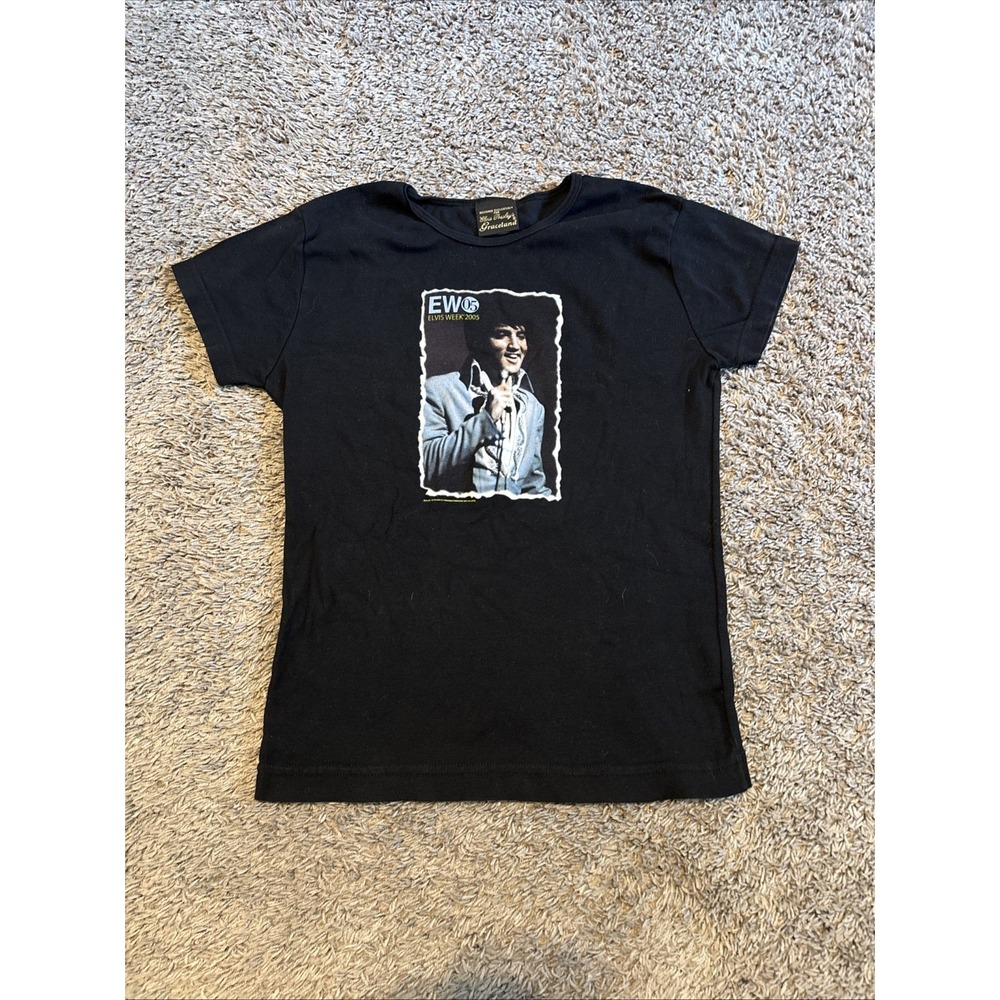 Elvis Presley Graceland Vintage 2005 Tee T Shirt Size Youth Large